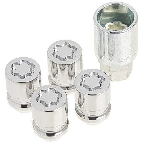 RASE Tire and Auto LLC McGard 24157 Chrome Cone Seat Wheel Locks (M12 x 1.5 Thread Size) - 4 Locks / 1 Key