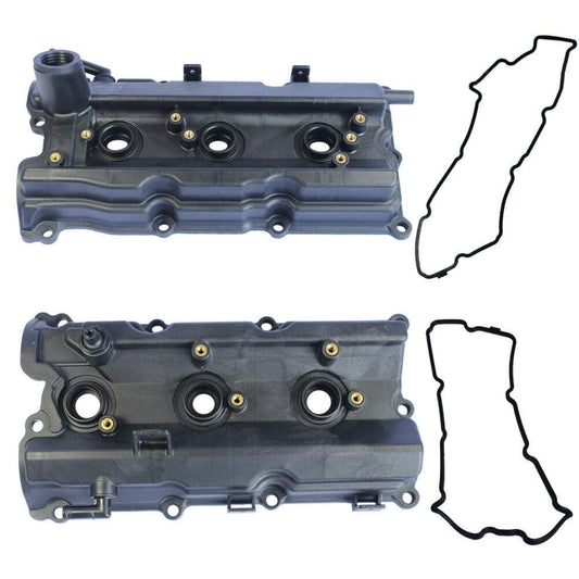 RASE Tire and Auto LLC New Left & Right Engine Valve Covers for 2003-06 Nissan 350Z /03-06 G35 V6 3.5L