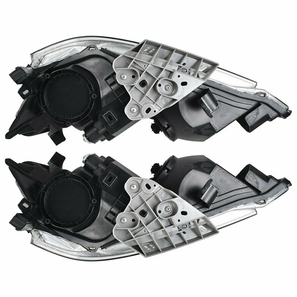 2013-2015 Nissan Altima Sedan Headlights Pair Set Chrome Halogen Left + Right