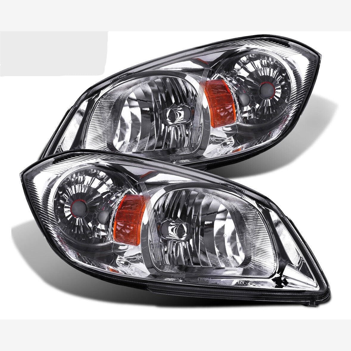 2005-2010 Chevy Cobalt | 07-09 G5 | 05-06 Pursuit Chrome Housing Headlights