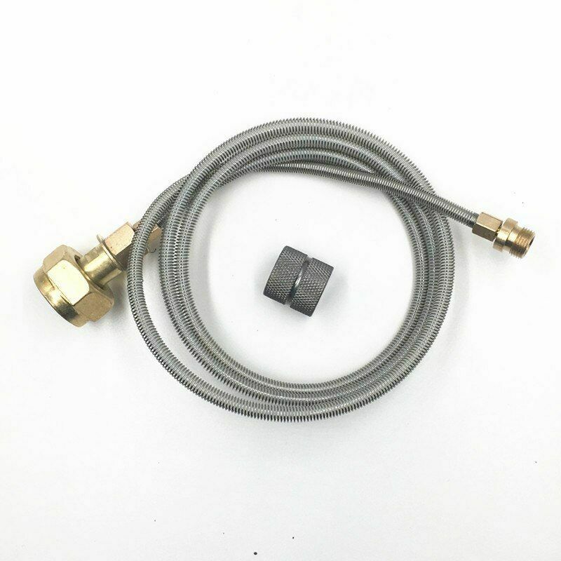 Gas Tank Adapter Stove| Heater Camping Long Pipe Hose Propane Flat Tube Cylinder Outdoor